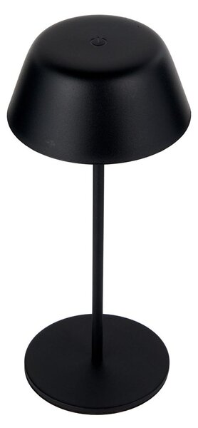 LIGHT UP LED asztali lámpa 27 cm, fekete