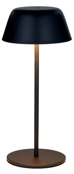 LIGHT UP LED asztali lámpa 27 cm, fekete