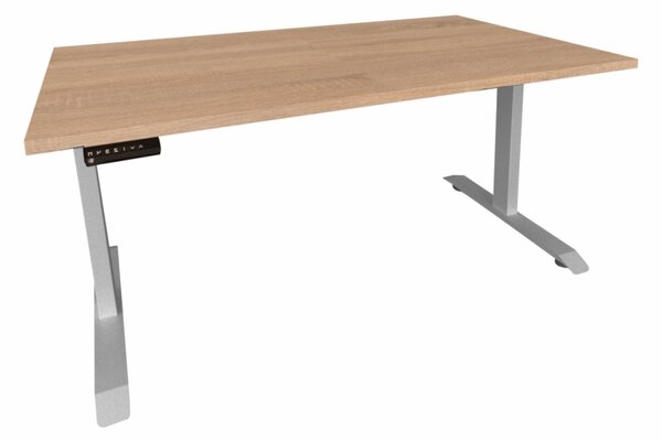 ALB-A160/80 állítható magasságú fémvázas íróasztal szürke vázzal (392523)