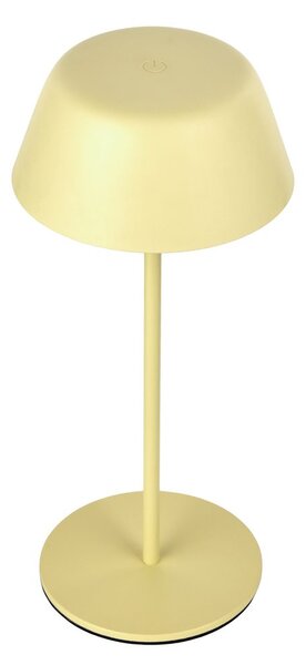 LIGHT UP LED asztali lámpa 27 cm, sárga