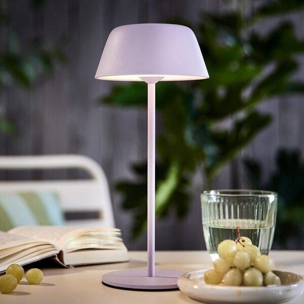 LIGHT UP LED asztali lámpa 27 cm, lila