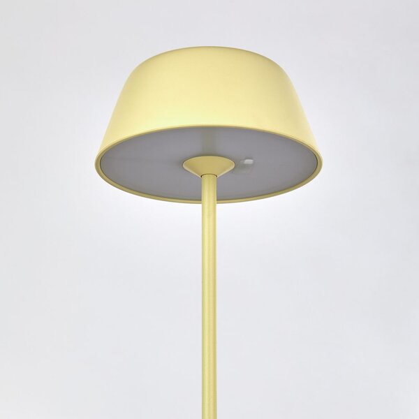 LIGHT UP LED asztali lámpa 27 cm, sárga