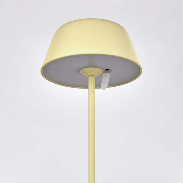 LIGHT UP LED asztali lámpa 27 cm, sárga