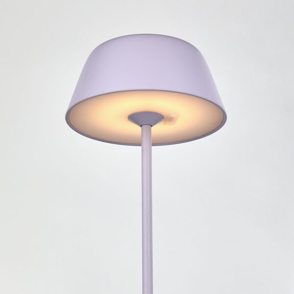 LIGHT UP LED asztali lámpa 27 cm, lila