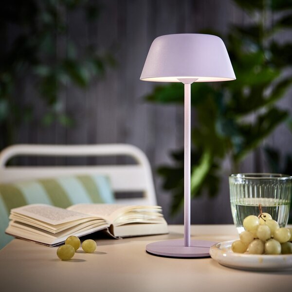 LIGHT UP LED asztali lámpa 27 cm, lila