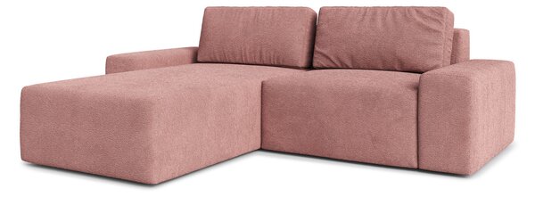 BERG I sarokkanapé Bal Rózsaszín