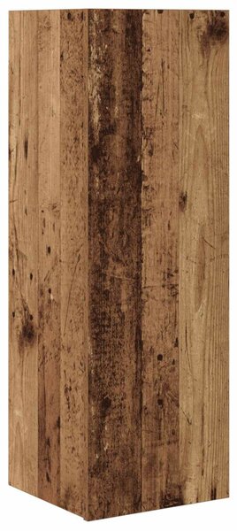 TV szekrény garnitúra 10 pcs Öreg fa 30,5 x 30 x 90 cm Faanyag