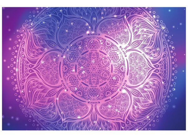 Tapéta indiai Mandala galaktikus háttérrel