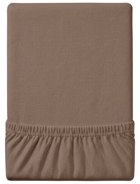 Jersey sötétbarna lepedő EXCLUSIVE 200 x 220 cm