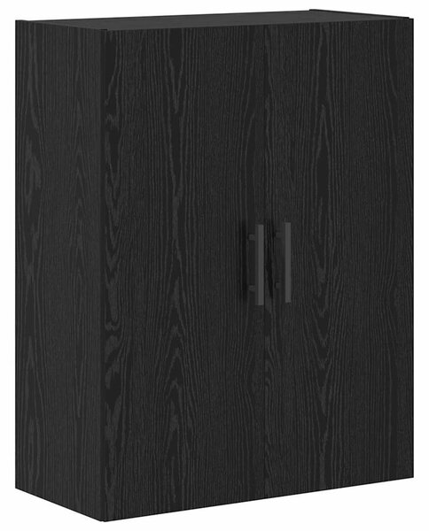 Magasfiú 2 pcs Fekete tölgy 69,5 x 34 x 180 cm