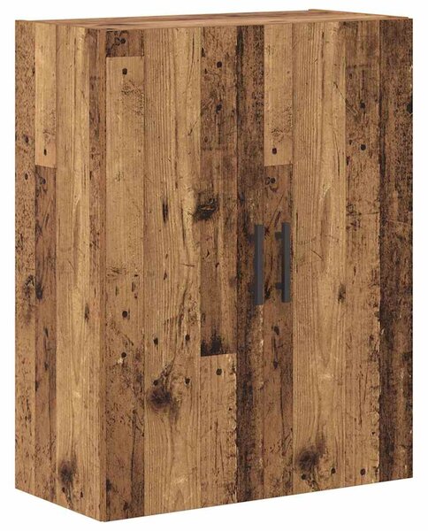 Magasfiú 2 pcs Öreg fa 69,5 x 34 x 180 cm Műanyag Fa és Üveg