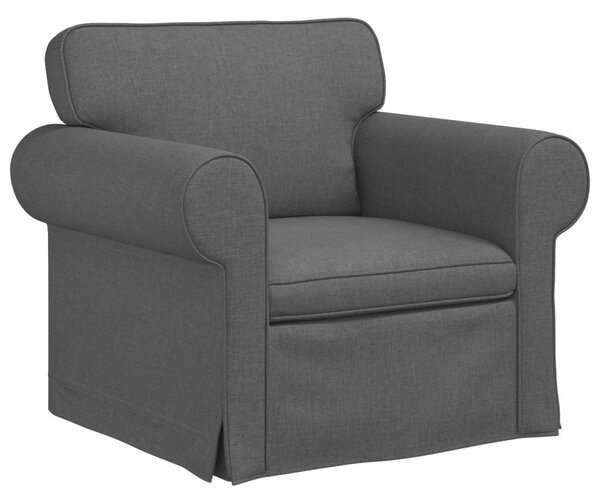 VidaXL Kanapé Szett 2 pcs Sötétszürke 245 x 82 x 80 cm szövet