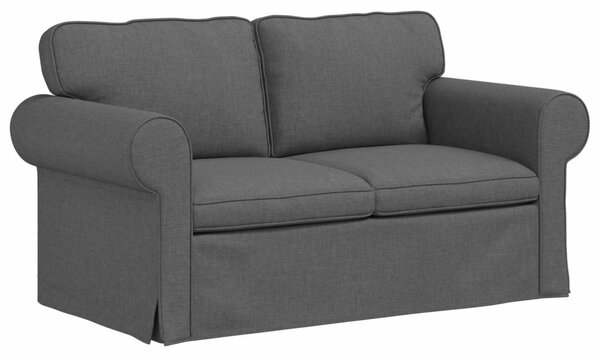 VidaXL Kanapé Sötétszürke 155 x 82 x 80 cm szövet