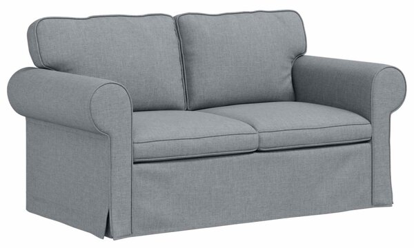 VidaXL Kanapé 2 pcs Világosszürke