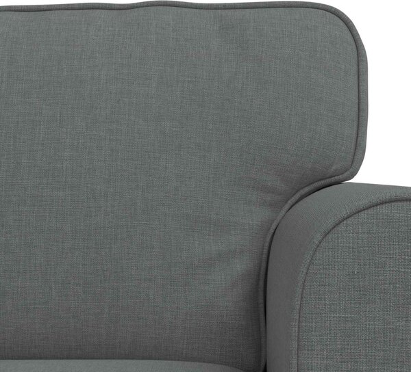 VidaXL Kanapé Szett 2 pcs Sötétszürke 245 x 82 x 80 cm szövet