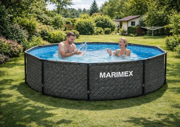 Marimex Florida medence 3,05x0,76 m tartozékok nélkül - RATTAN minta
