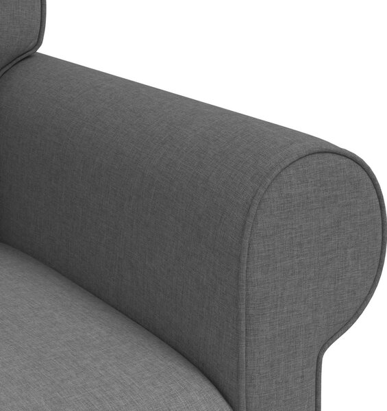 VidaXL Kanapé Sötétszürke 245 x 82 x 80 cm szövet