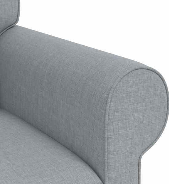 VidaXL Kanapé 2 pcs Világosszürke