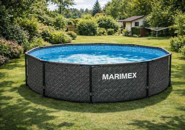 Marimex Florida medence 3,05x0,76 m tartozékok nélkül - RATTAN minta
