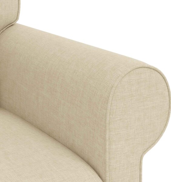 VidaXL Kanapé Krém 245 x 82 x 80 cm szövet