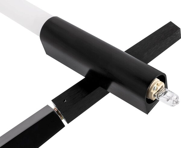 King Home Candelabr 6 Függőlámpa Alumínium Fekete Faág-inspirált