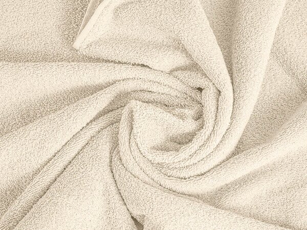 CLARYSSE ELEGANCE törölköző 60x110 cm krémszínű, 100% pamut