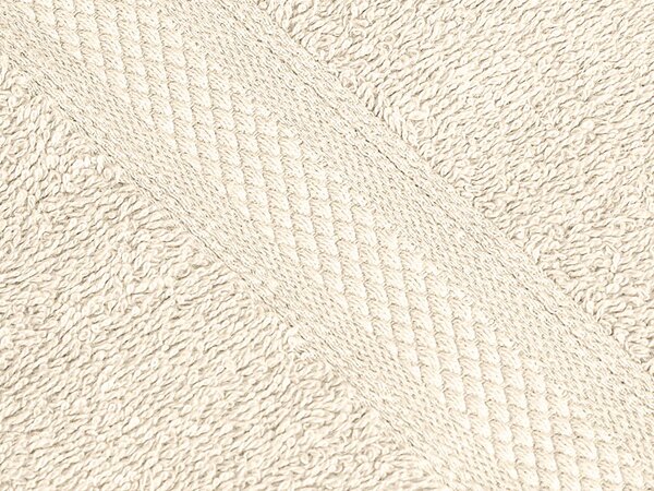 CLARYSSE ELEGANCE törölköző 60x110 cm krémszínű, 100% pamut