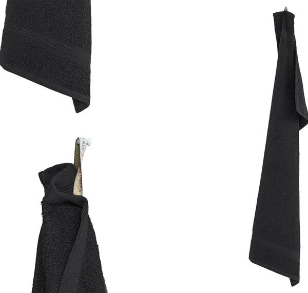 CLARYSSE ELEGANCE kéztörlő 60x110 cm antracit, 100% pamut