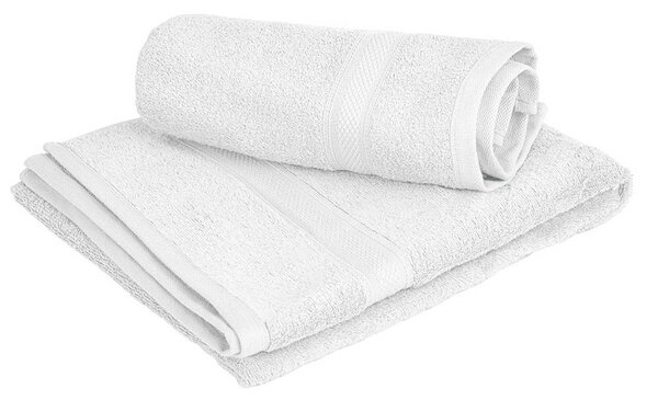 CLARYSSE ELEGANCE kéztörlő 60x110 cm fehér, 100% pamut