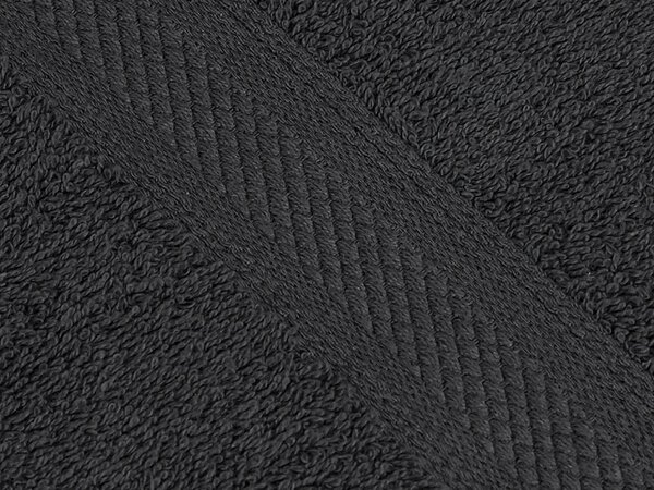 CLARYSSE ELEGANCE kéztörlő 60x110 cm antracit, 100% pamut