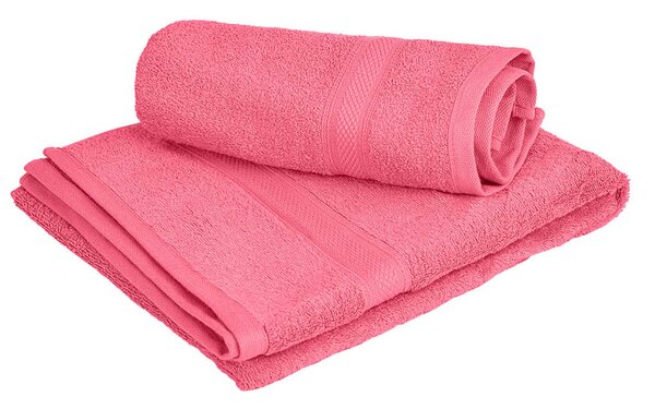 CLARYSSE ELEGANCE törölköző 60x110 cm korall, 100% pamut