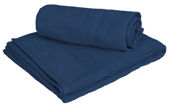 CLARYSSE ELEGANCE törölköző 60x110 cm sötétkék, 100% pamut