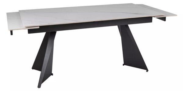 Laconi bővíthető étkezőasztal fehér 160-220 cm