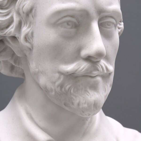 William Shakespeare mellszobor márvány luxus lakberendezés férfi