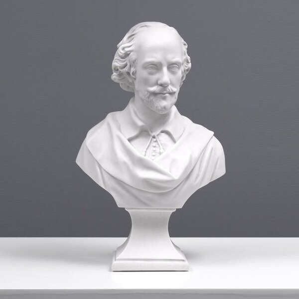 William Shakespeare mellszobor márvány luxus lakberendezés férfi
