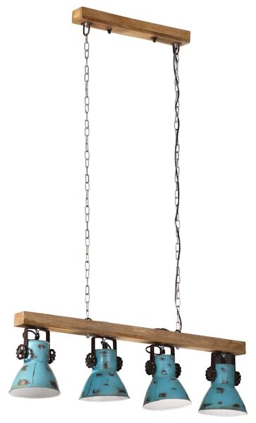 Kopott kék fali lámpa 25 W 90x24x111 cm E27