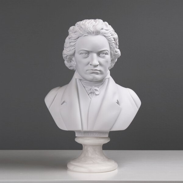 Beethoven mellszobor márvány luxus lakberendezés modern lakásdekoráció