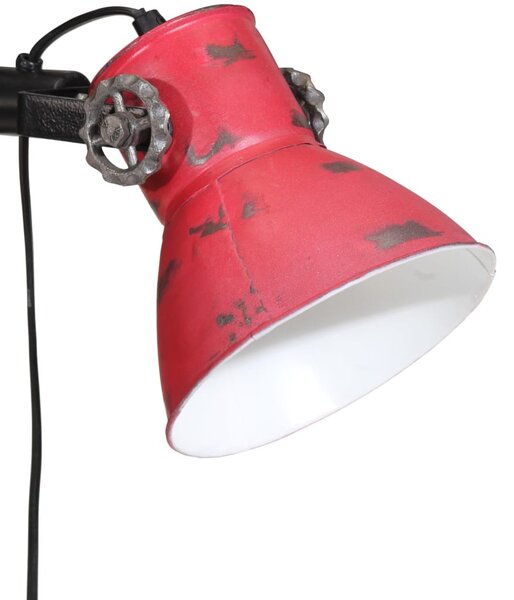 Kopott piros fali lámpa 25 W 25x25x90/140 cm E27