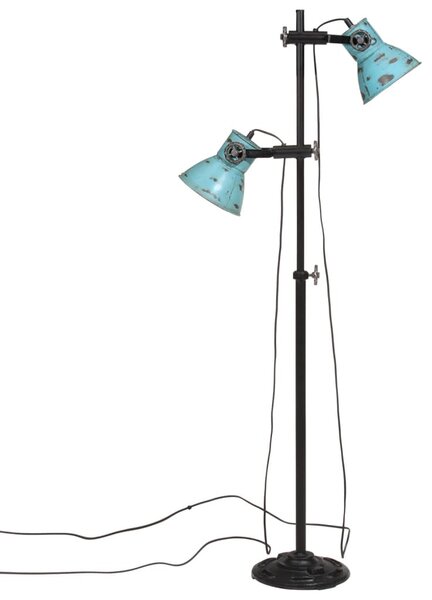 Kopott kék állólámpa 25 W 25x25x90/140 cm E27