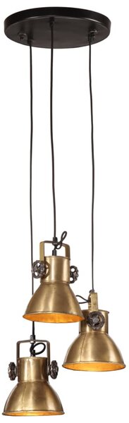 Antik sárgaréz függőlámpa 25 W 30 x 30 x 100 cm E27