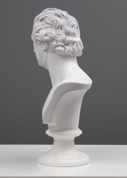 Goethe mellszobor márvány luxus lakberendezés modern lakásdekoráció