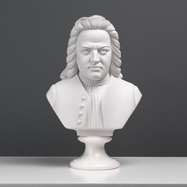Bach mellszobor márvány luxus lakberendezés modern lakásdekoráció