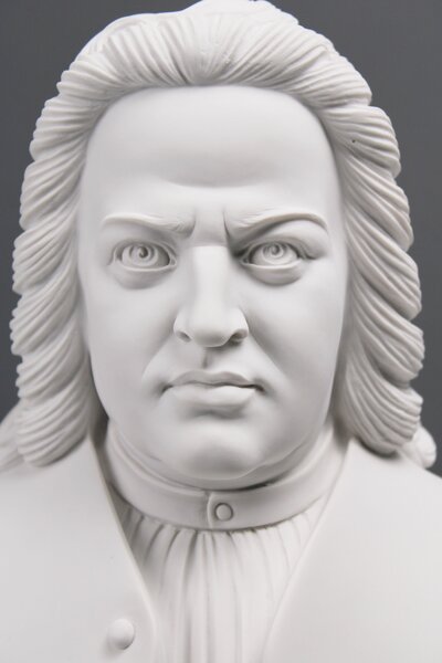 Bach mellszobor márvány luxus lakberendezés modern lakásdekoráció