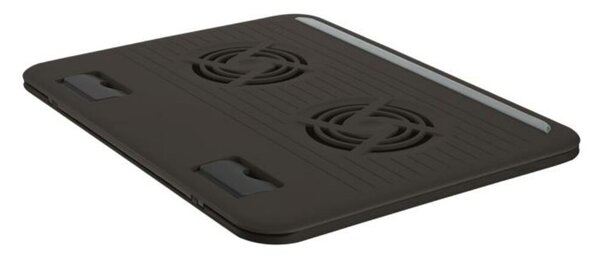 Notebook állvány, ventilátorral, USB, TRUST Cyclone (TR17866)