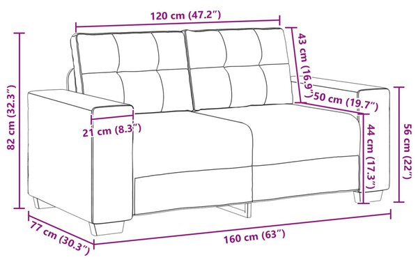 Sötétzöld bársony loveseat kanapé 120 cm