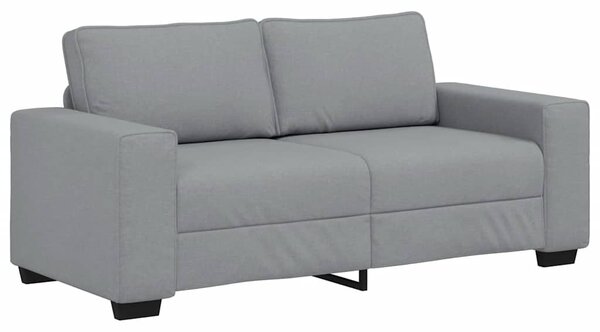 Kétszemélyes világosszürke szövetkanapé 180x77x82 cm