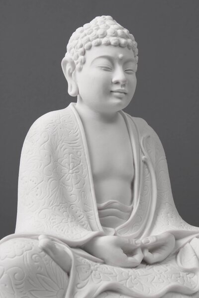 Buddha szobor márvány luxus lakberendezés modern lakásdekoráció férfi