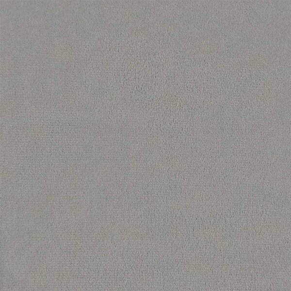 Világosszürke bársony kanapéfotel 100x77x82 cm