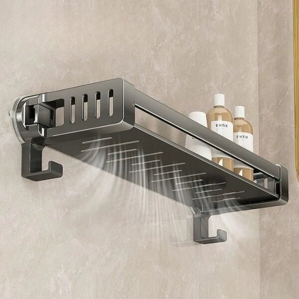 Lotionshelf™ Vákuumos Zuhanypolc Testápolóknak