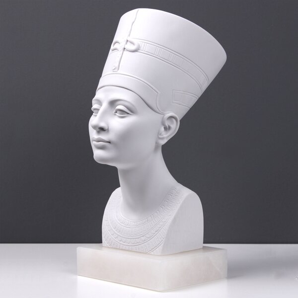 Nefertiti mellszobor márvány luxus lakberendezés modern lakásdekoráció